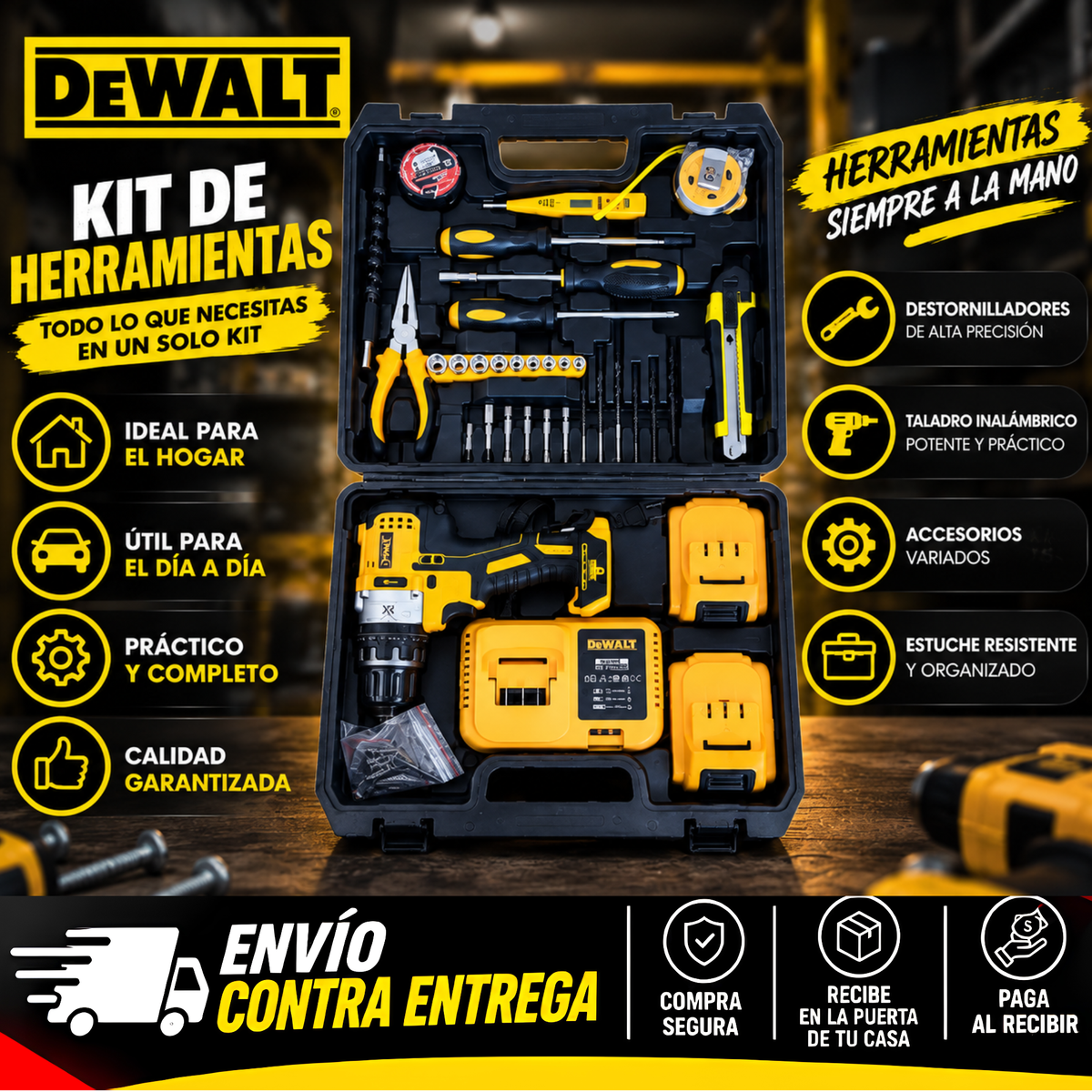 TALADRO 2401 DEWALT 3/8